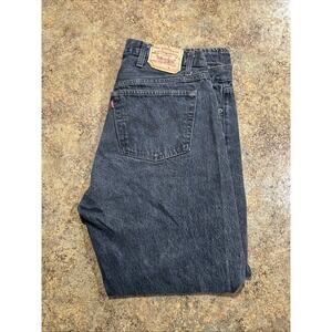 Vintage Levis 501 0658 40x30 (fits 36x28) Made In USA Black 80s Rare
